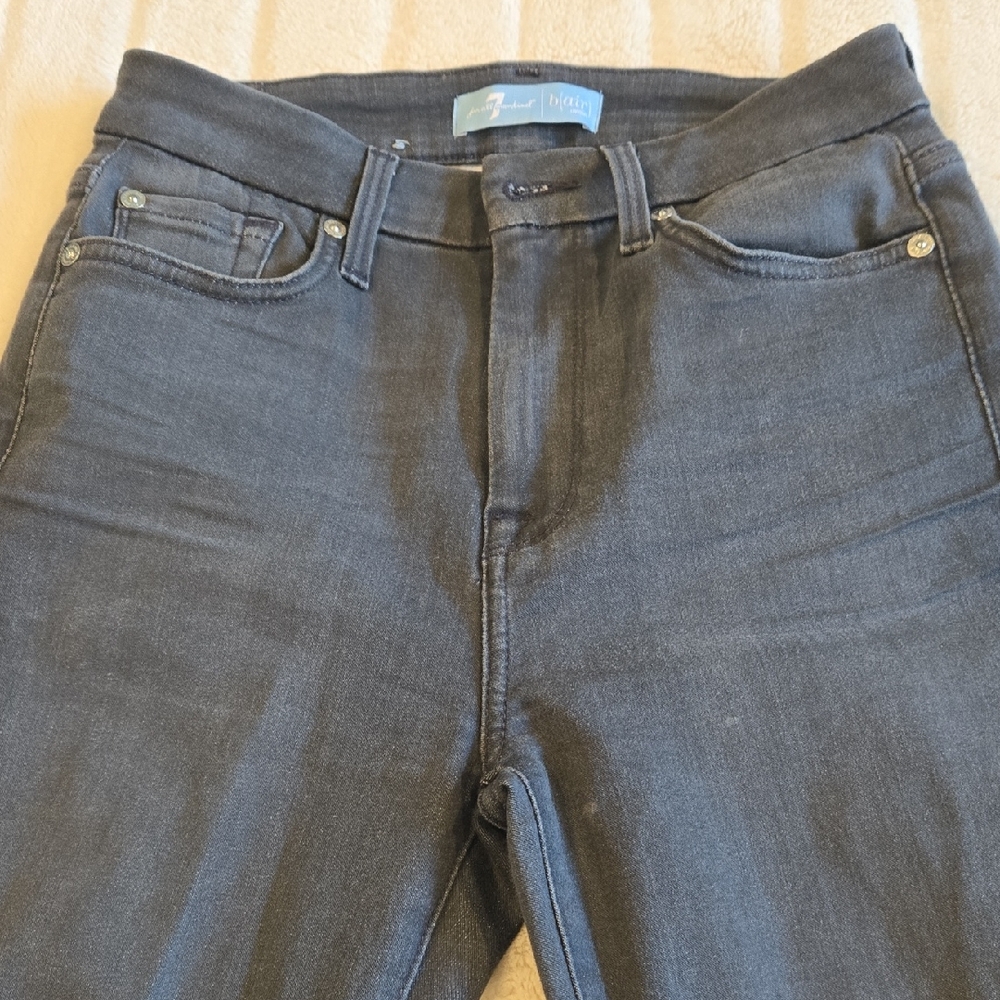 7 For All Mankind Dark Blue Denim Jeans